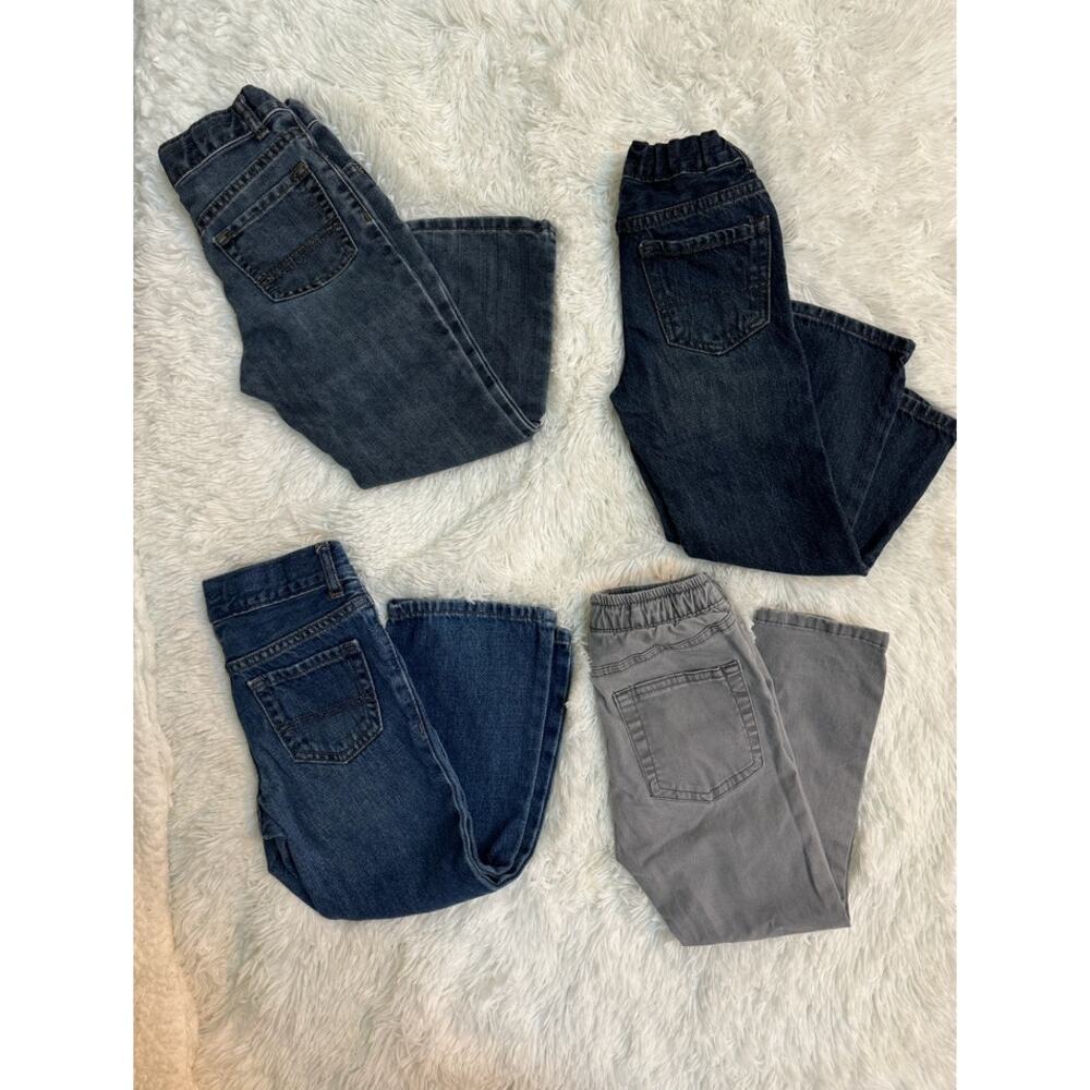 EUC The Childrens Place Jeans set of four pants 4t toddler boys Cat and Jack